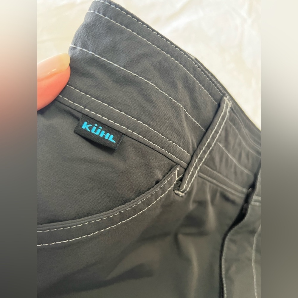 KUHL | Men's SZ 36 | Gray Cargo Hiking Lightweight Utility Activewear Shorts - Picture 3 of 8